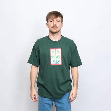 Polar Skate Co - Safety On Board Tee (Dark Green)