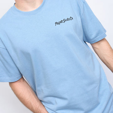 Polar Skate Co - Yoga Trippin' Tee (Oxford Blue)