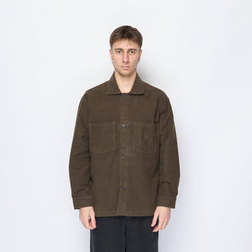 Polar Skate Co - Theodore Overshirt Brushed Twill (Dark Olive)