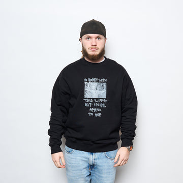 Polar Skate Co -Dave Crewneck So Bored (Black)