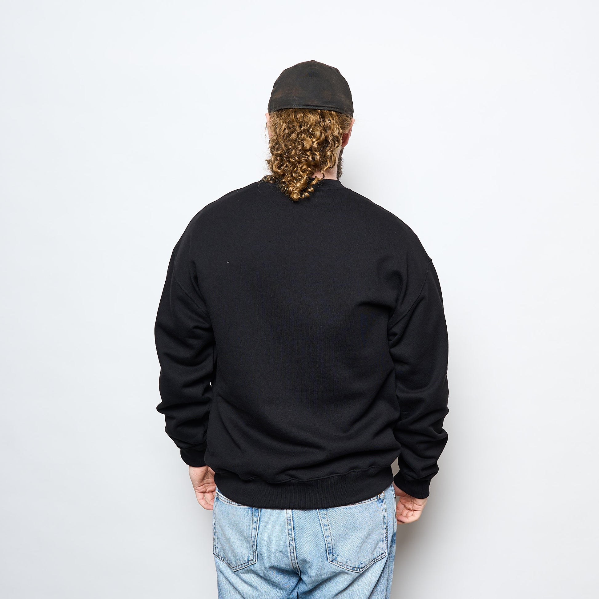 Polar Skate Co -Dave Crewneck So Bored (Black)