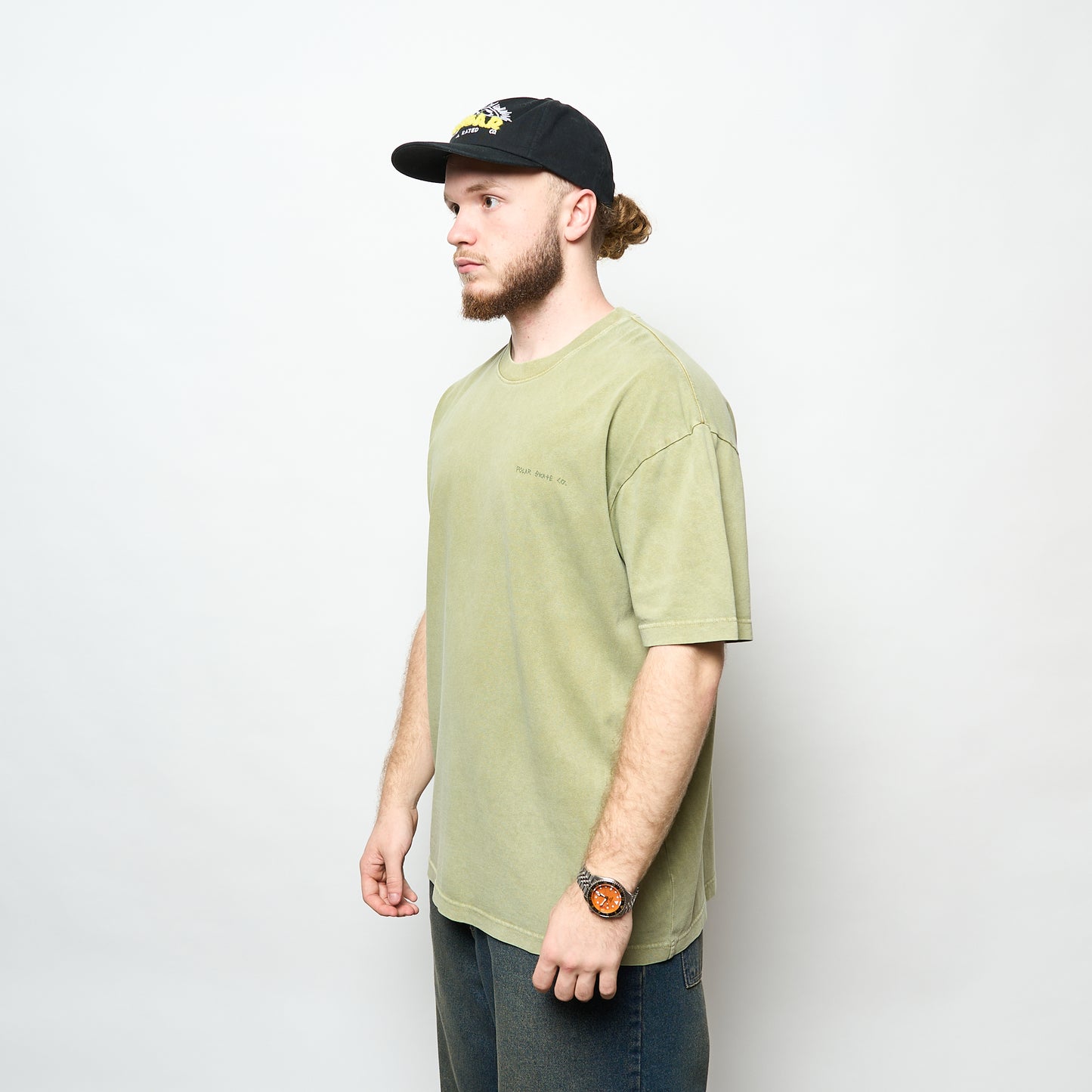 Polar Skate Co - Acid Tee IOTIT (Army Green)