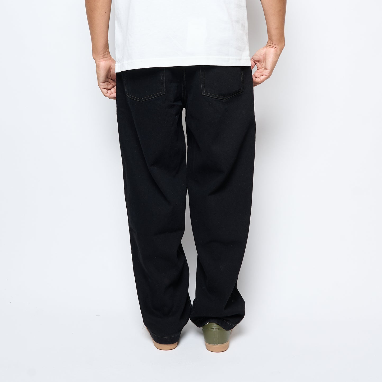 Polar Skate Co - Big Boy Pants (Black/Dark Olive)