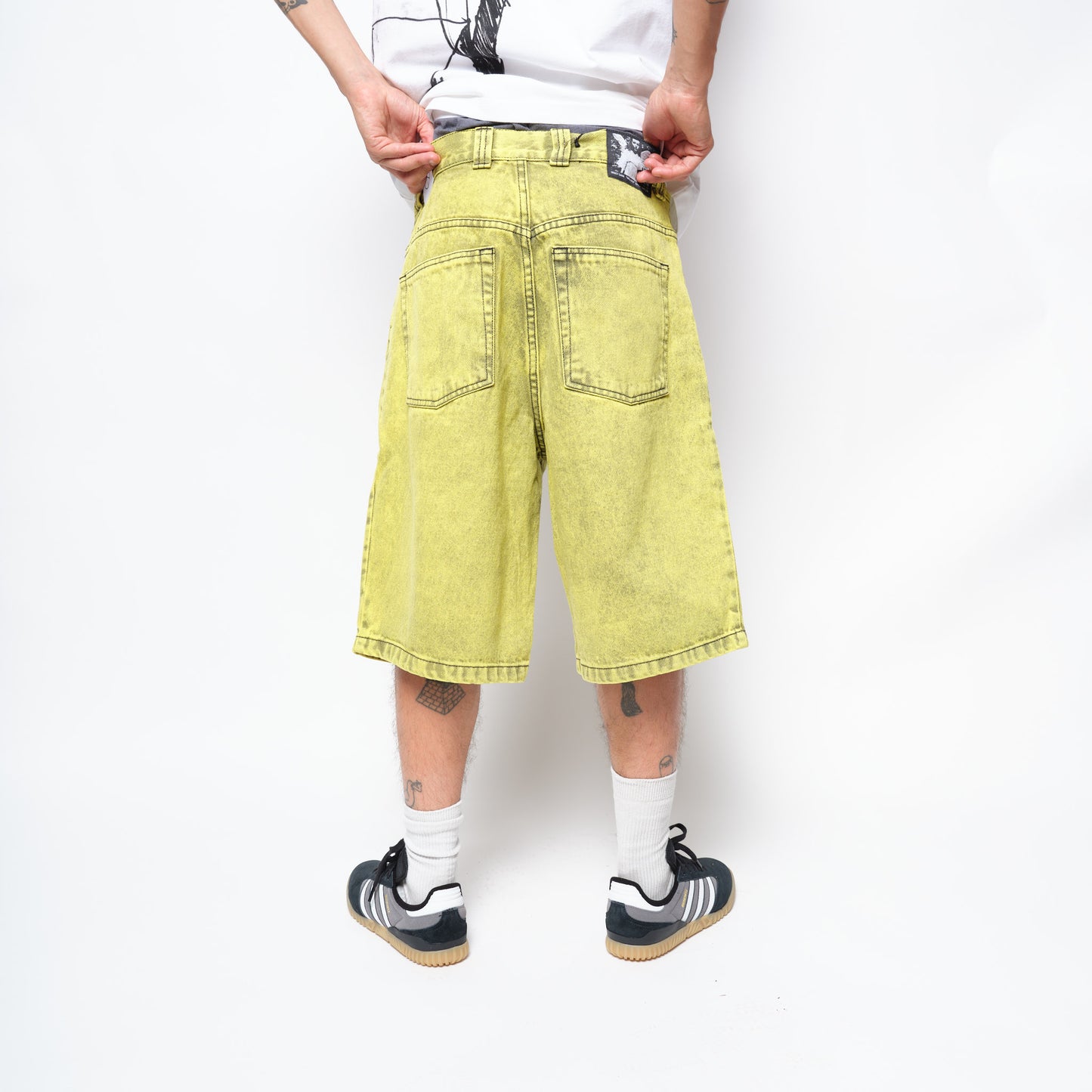 Polar Skate Co - Big Boy Shorts Angel Child (Lemon Black)
