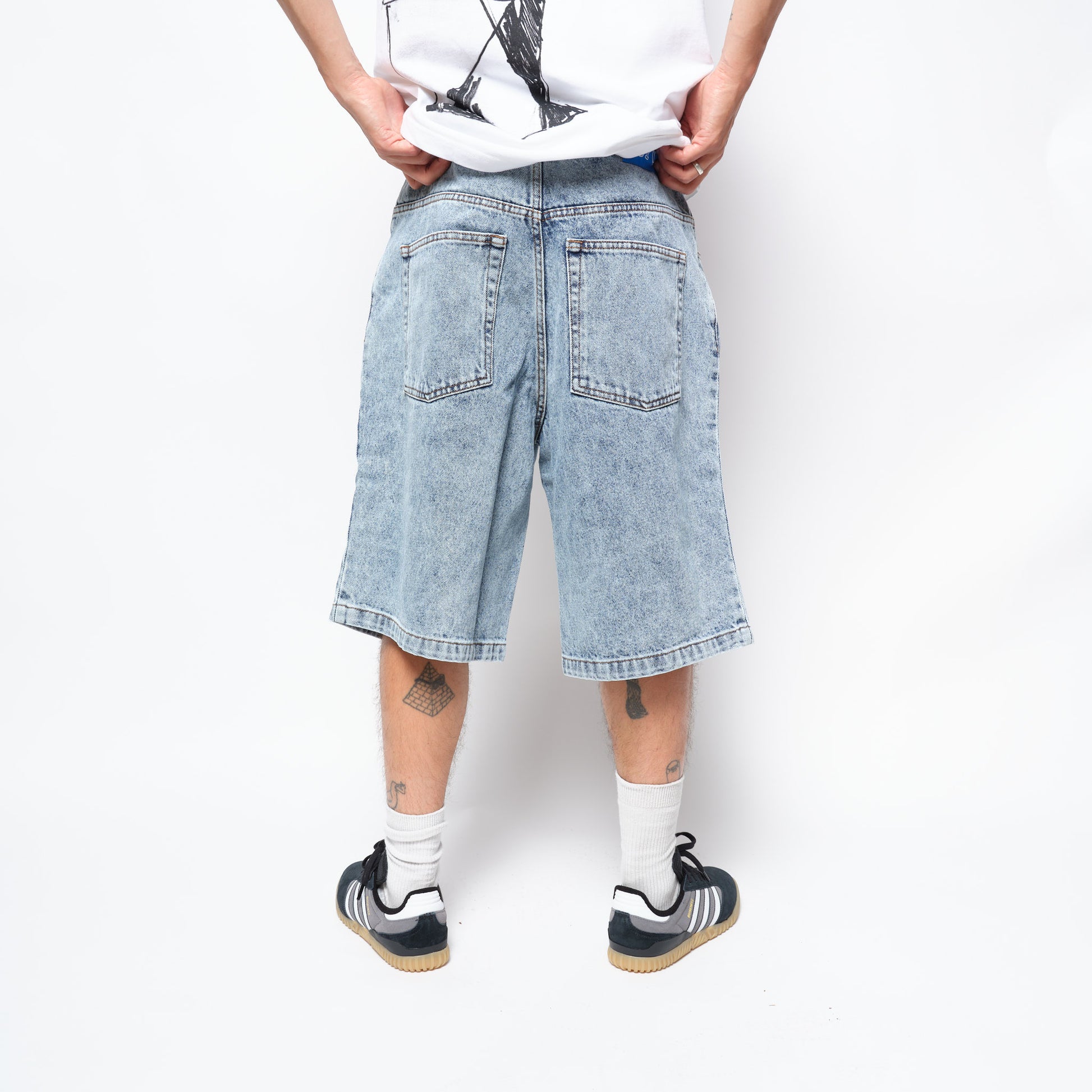 Polar Skate Co - Big Boy Shorts (Heavy Washed Blue)