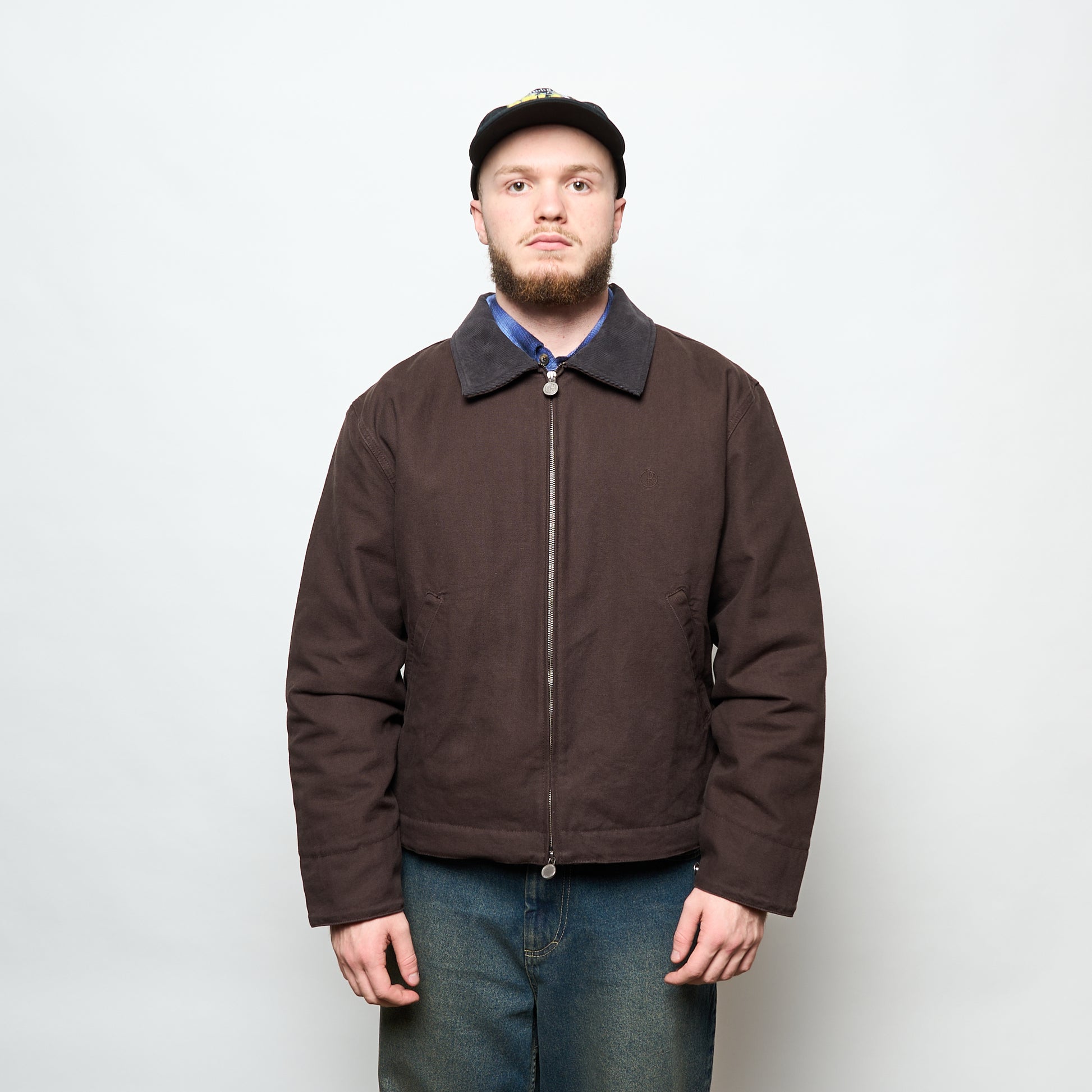Polar Skate Co - Cliff Quilted Lined Jacket (Chocolate)