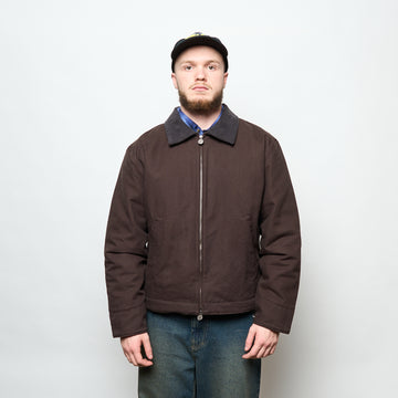 Polar Skate Co - Cliff Quilted Lined Jacket (Chocolate)