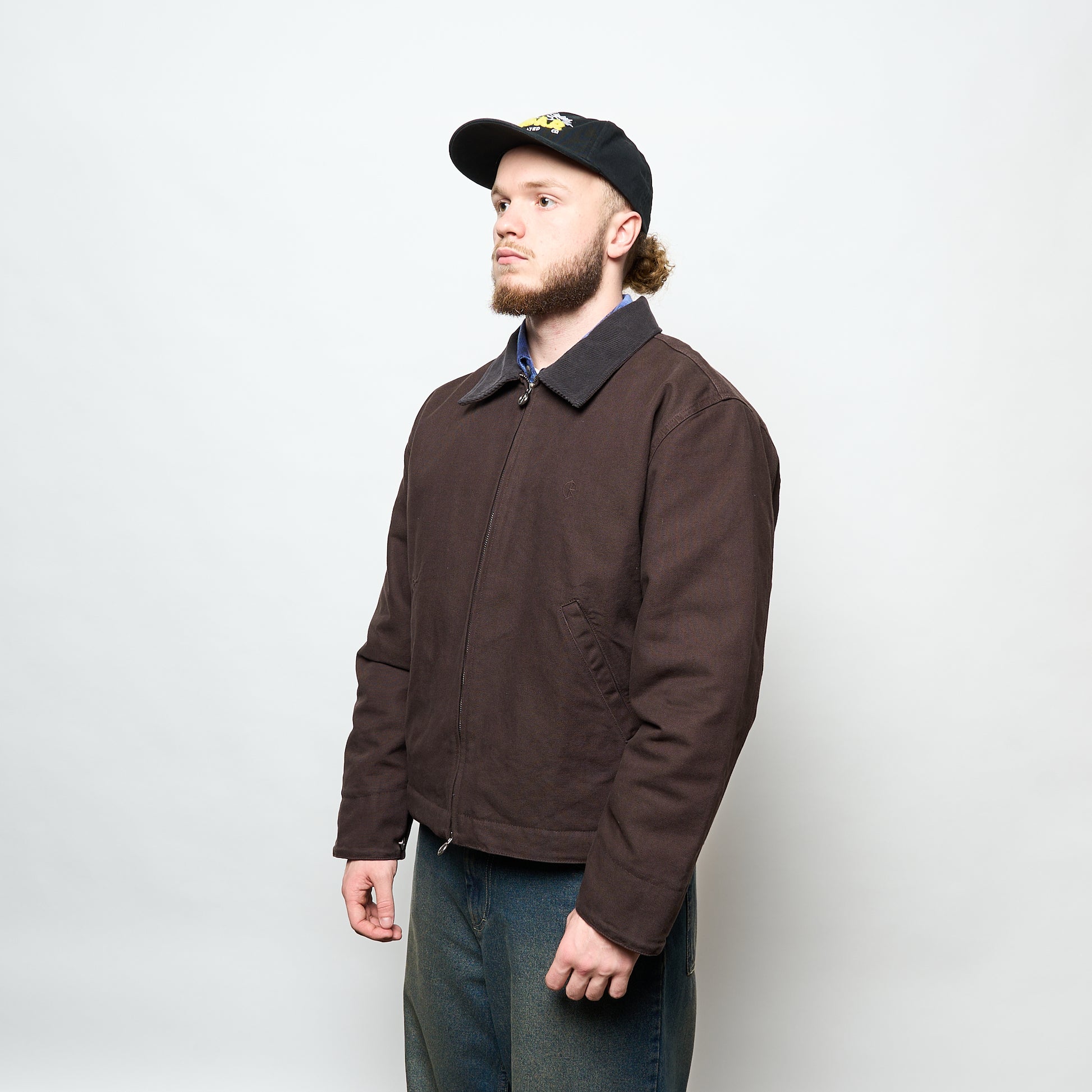 Polar Skate Co - Cliff Quilted Lined Jacket (Chocolate)