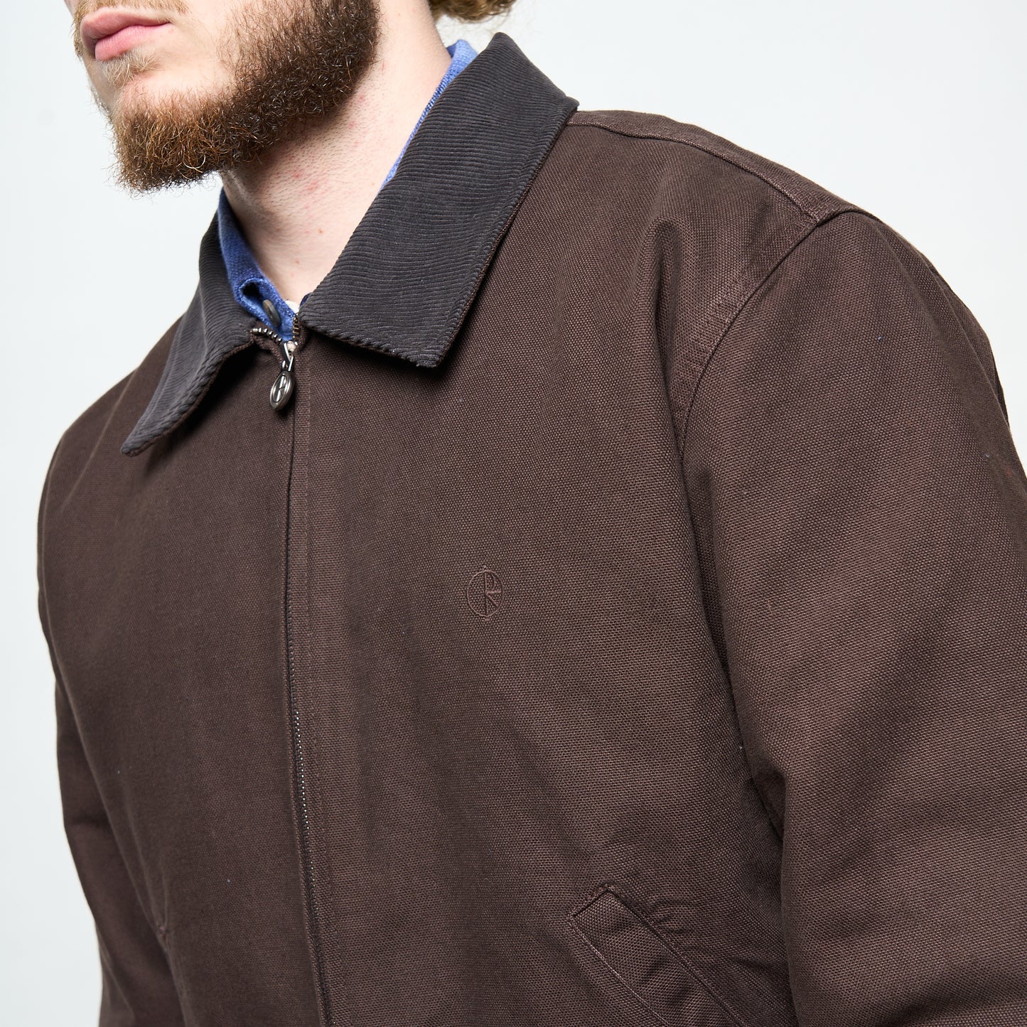 Polar Skate Co - Cliff Quilted Lined Jacket (Chocolate)