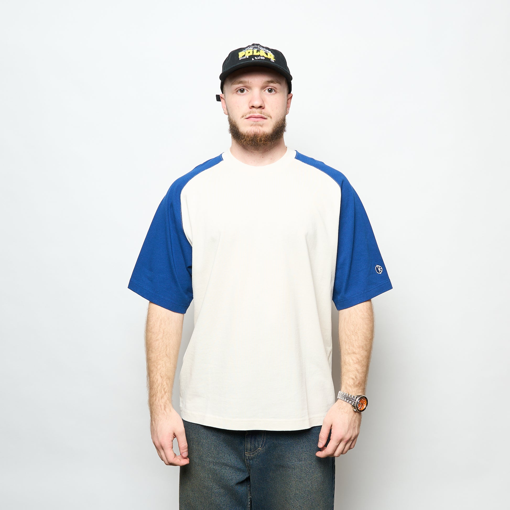 Polar Skate Co - Doe Tee (Ivory/Ultramarine)