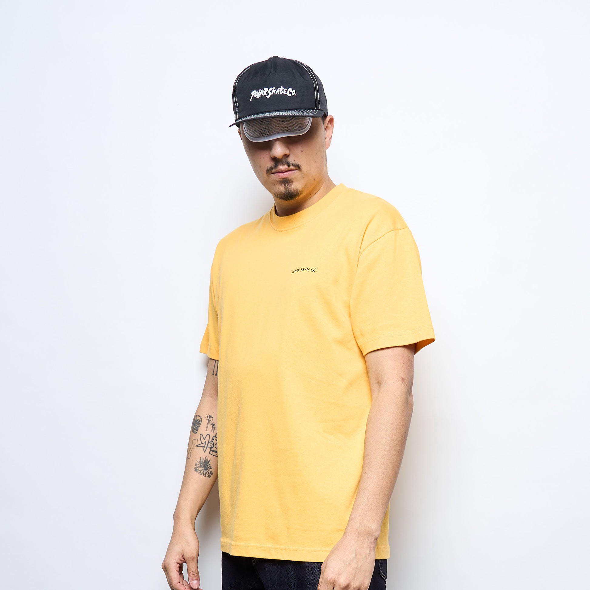 Polar Skate Co - Dual Living Tee (Yellow)