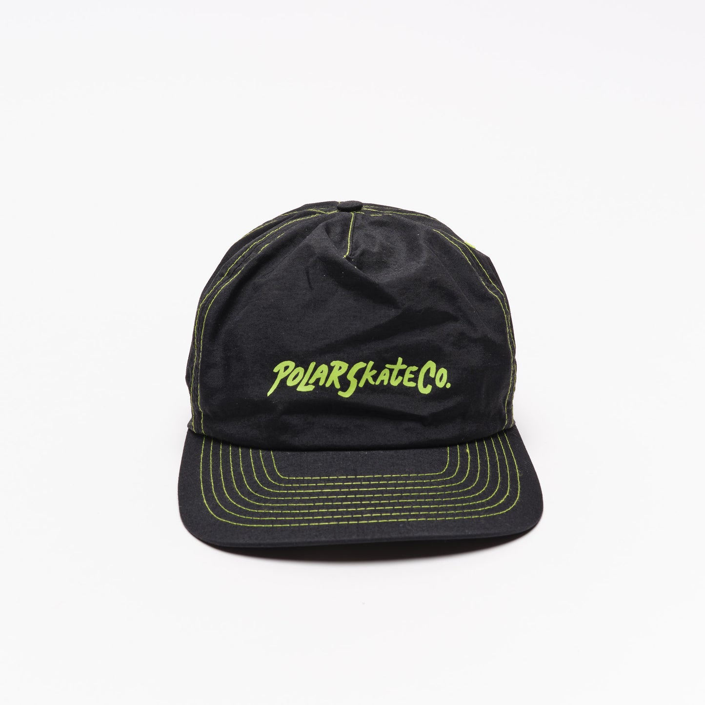 Polar Skate Co - Earl Cap (Black/Lime)