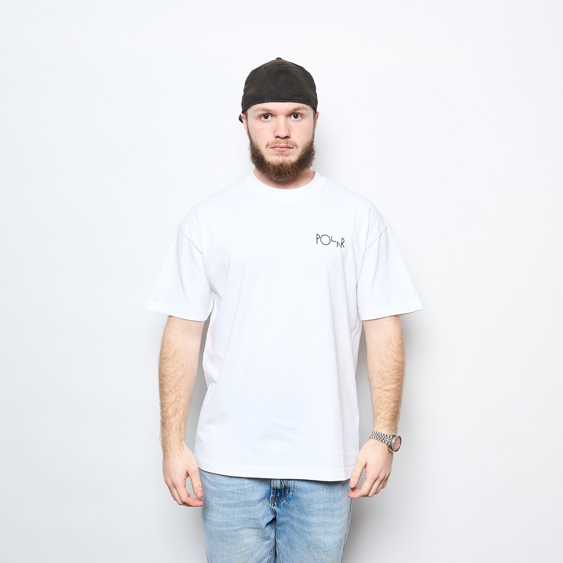 Polar Skate Co - Fill Logo Tee BMX Dreams (White)