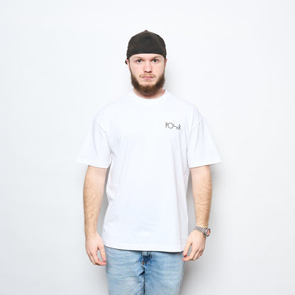 Polar Skate Co - Fill Logo Tee BMX Dreams (White)