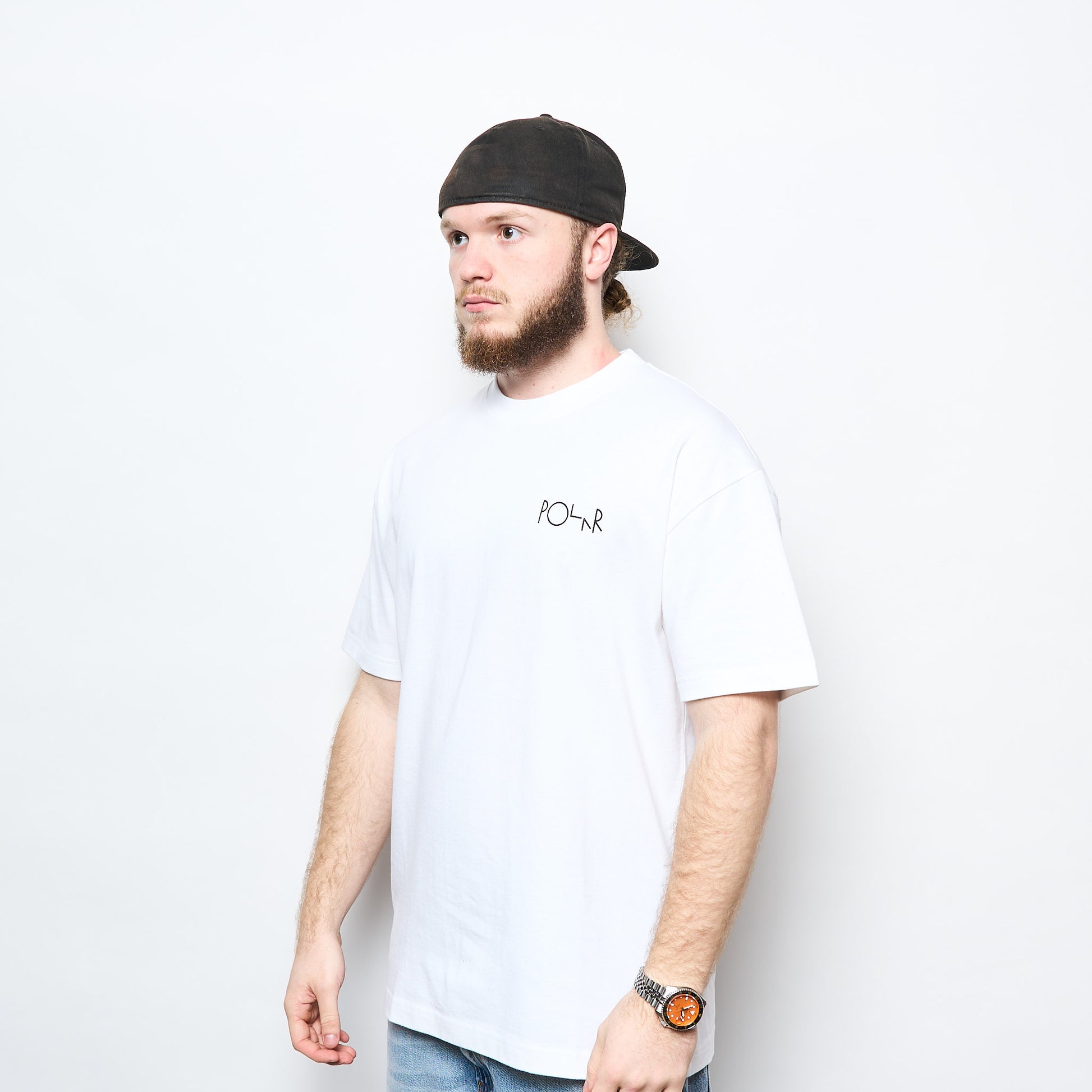 Polar Skate Co - Fill Logo Tee BMX Dreams (White)
