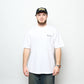 Polar Skate Co - Fill Logo Tee Happy Sad (White)