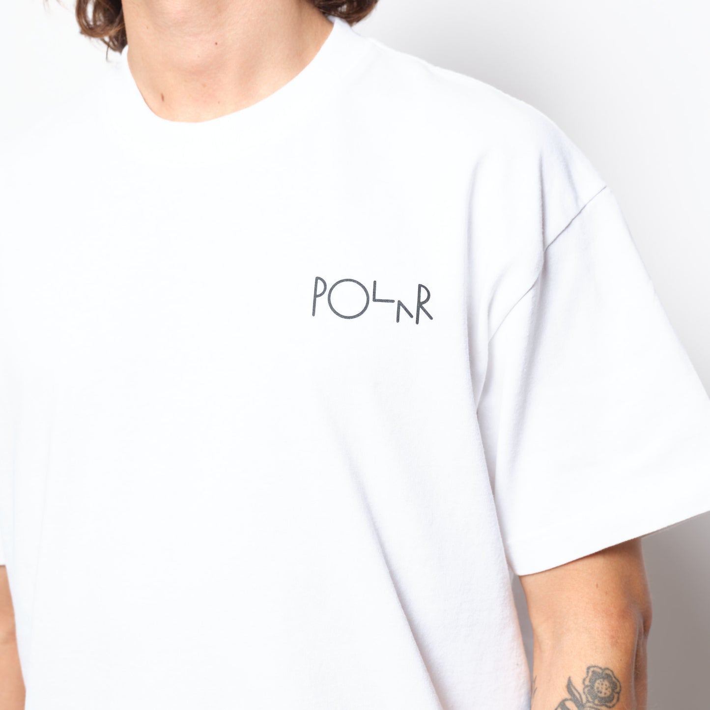 Polar Skate Co - Fill Logo Tee | Märtas Roses (White)