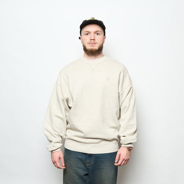 Polar Skate Co - Frankie Crewneck (Ivory Grey Melange)