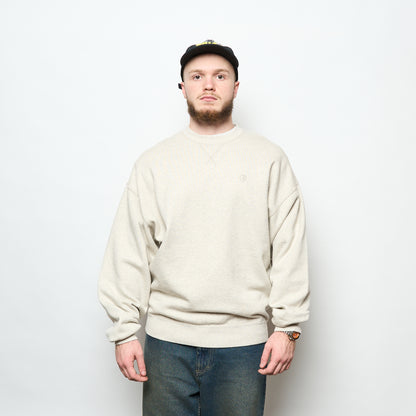 Polar Skate Co - Frankie Crewneck (Ivory Grey Melange)
