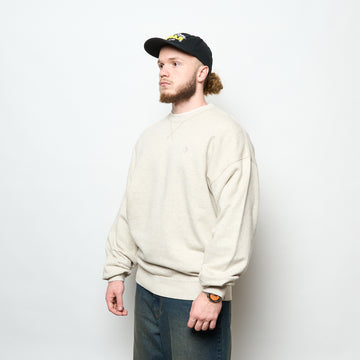 Polar Skate Co - Frankie Crewneck (Ivory Grey Melange)