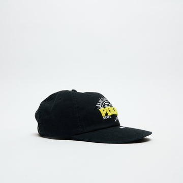 Polar Skate Co - Ramy Cap Cheeky Sun (Black)