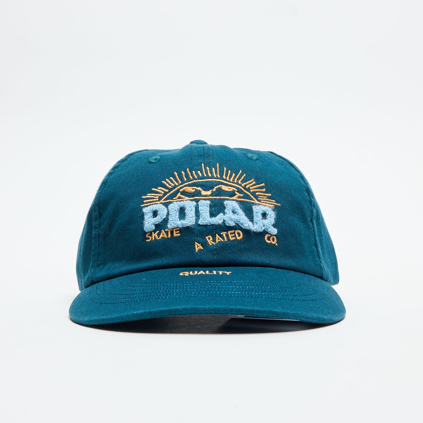 Polar Skate Co - Ramy Cap Cheeky Sun (Petrol)