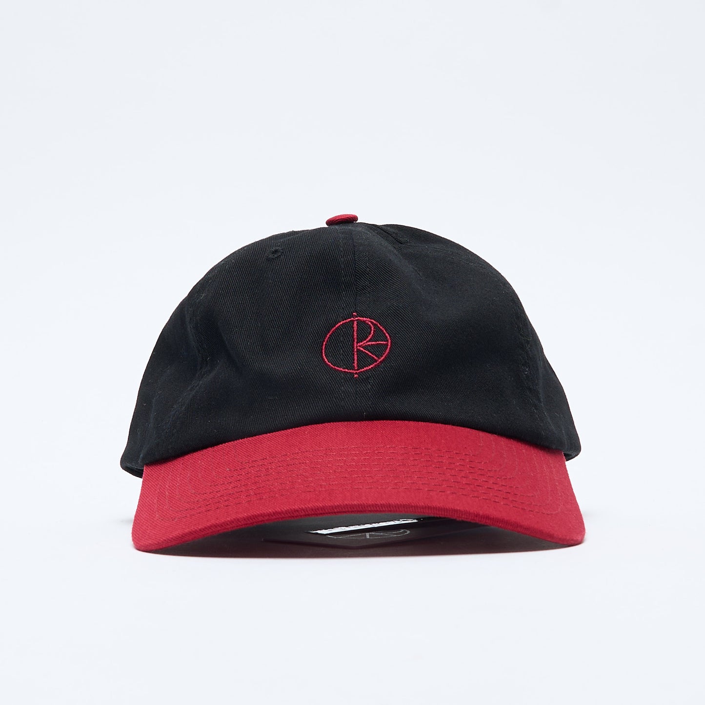 Polar Skate Co - Stroke Logo Sai Cap (Black/Redcurrant)