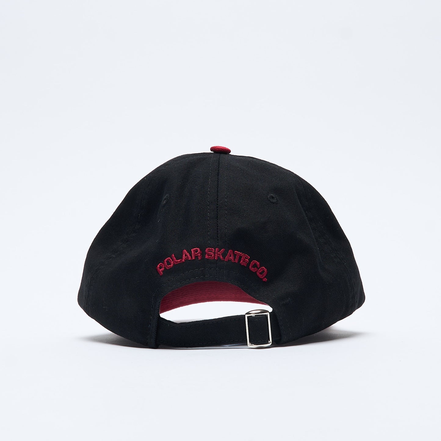 Polar Skate Co - Stroke Logo Sai Cap (Black/Redcurrant)