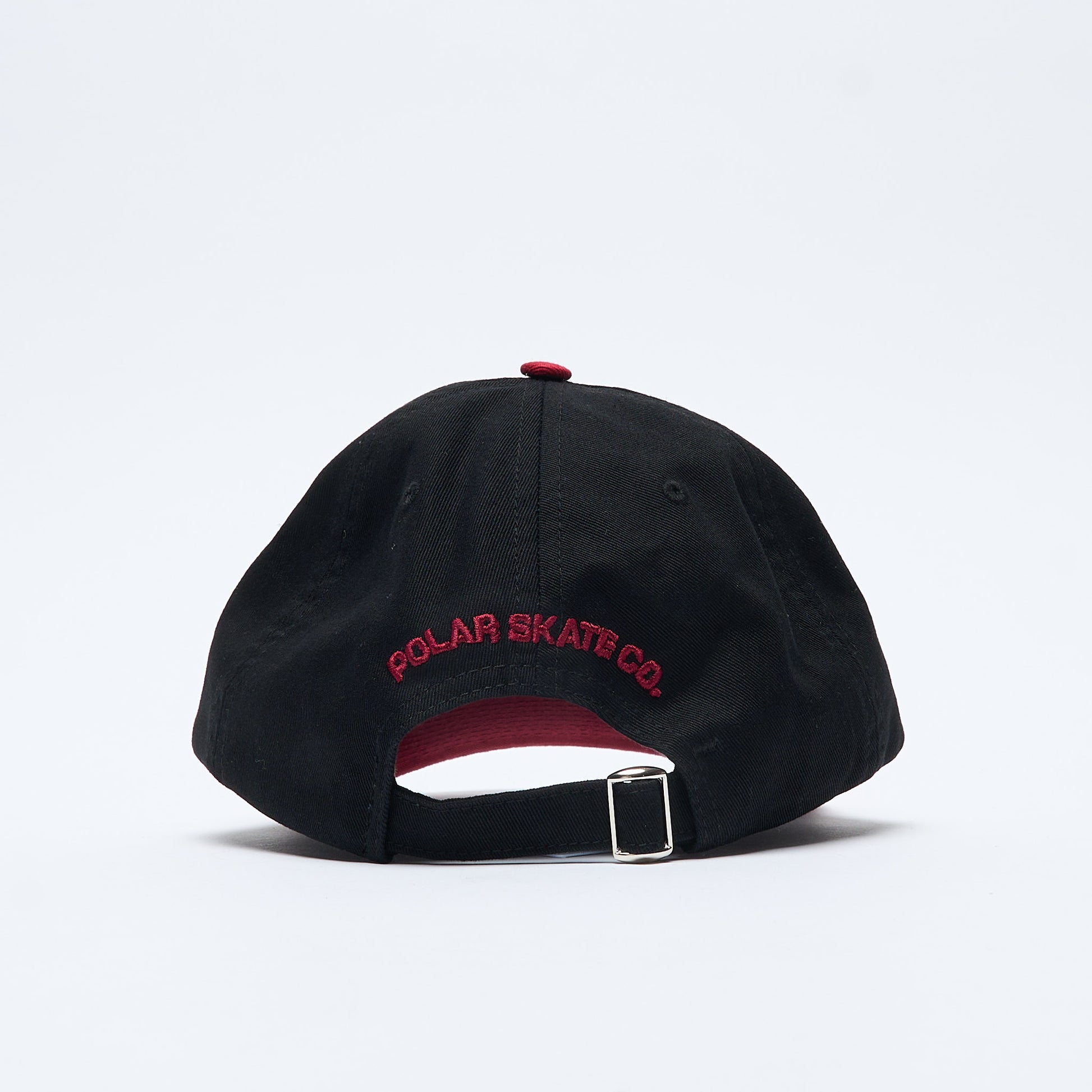 Polar Skate Co - Stroke Logo Sai Cap (Black/Redcurrant)