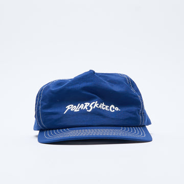 Polar Skate Co - Surf Logo Earl Cap (Deep Royal Blue)