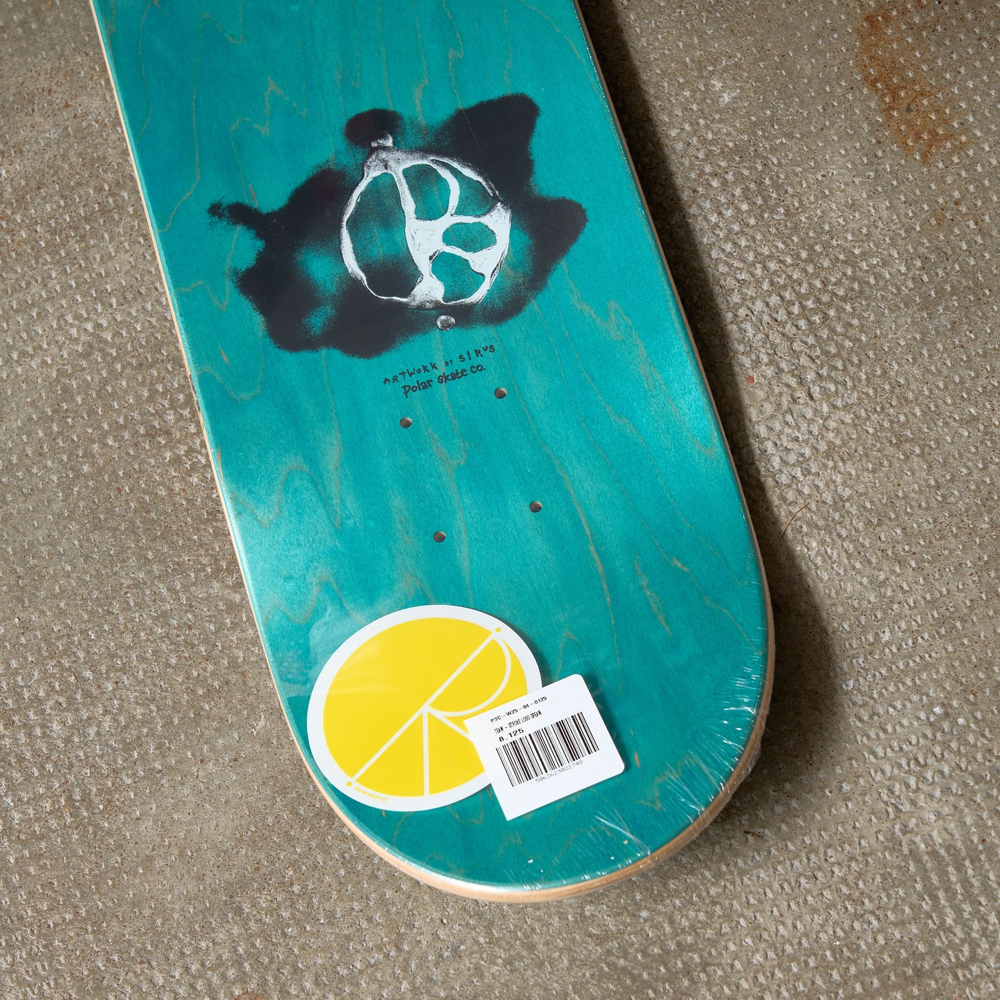 Polar Skate Co - Team Stroke Logo Cream Deck 8.125