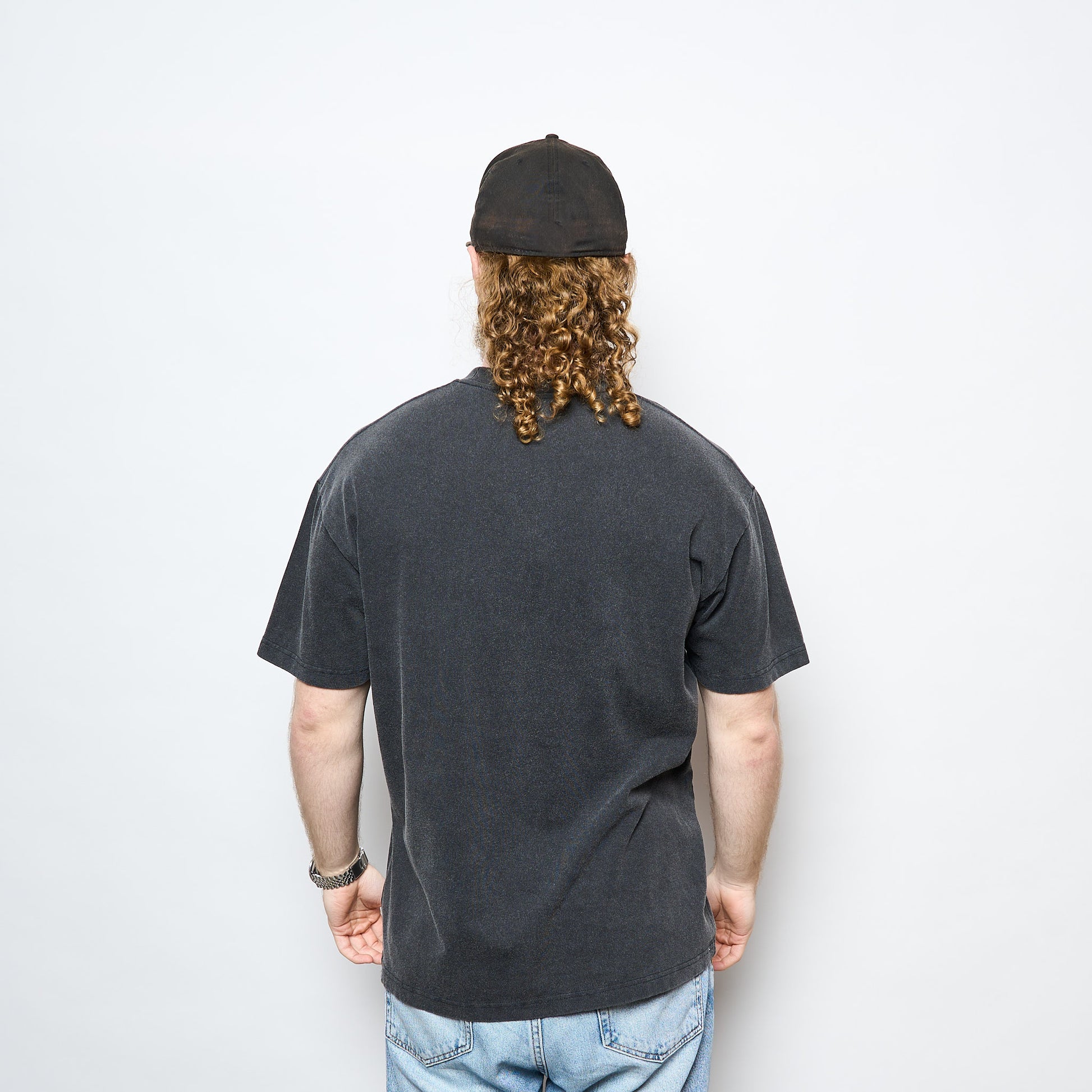 Polar Skate Co - Tee 5th ST/LA (Silver Black)