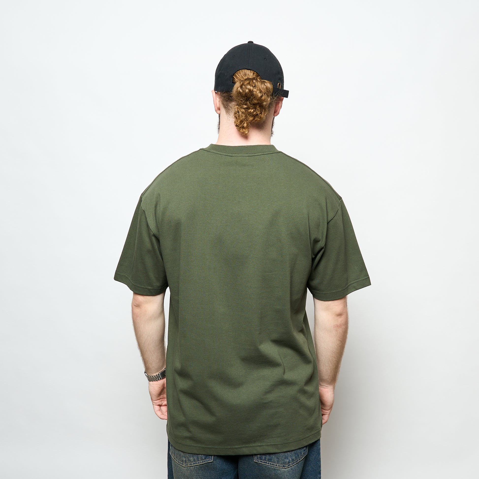 Polar Skate Co - Tee Cut Outs (Dark Olive)