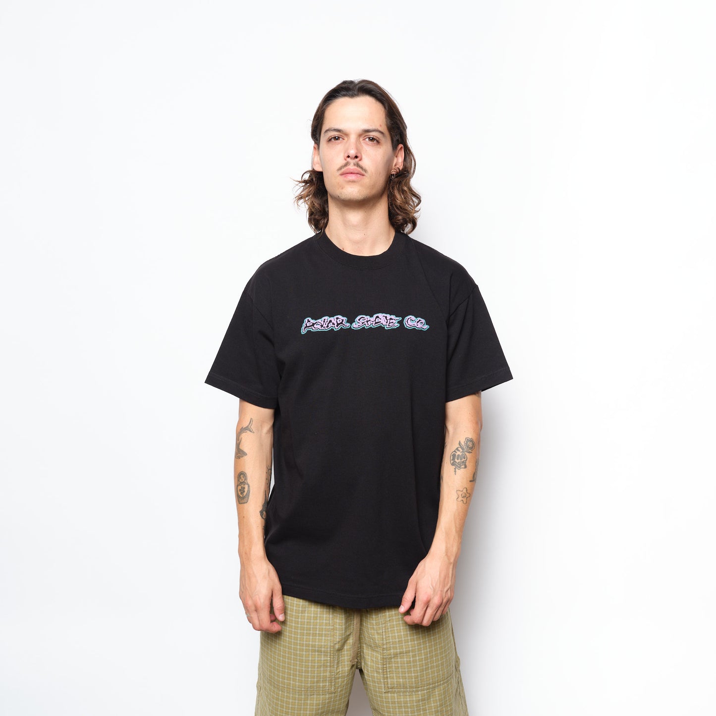 Polar Skate Co - Tee  Lovely Day (Black)