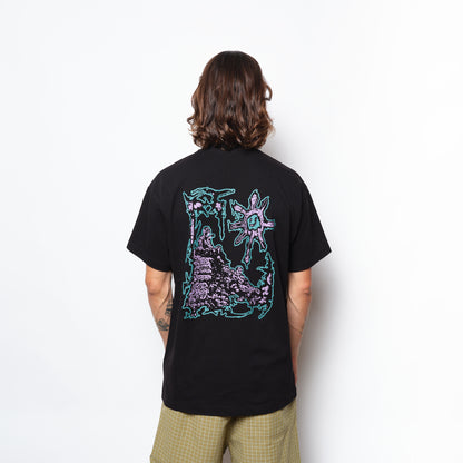 Polar Skate Co - Tee  Lovely Day (Black)