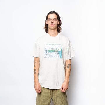 Polar Skate Co - Tee Mindfulness (Ivory Grey Melange)