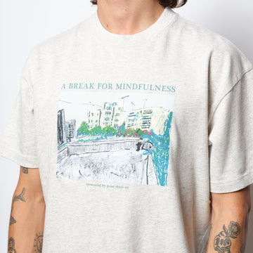 Polar Skate Co - Tee Mindfulness (Ivory Grey Melange)