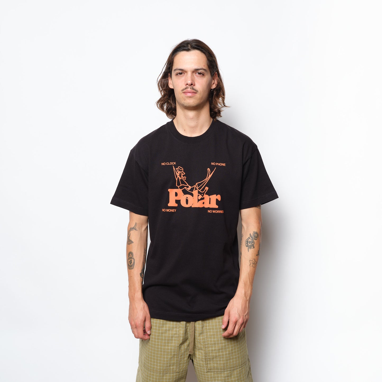 Polar Skate Co - Tee No Worries (Black)