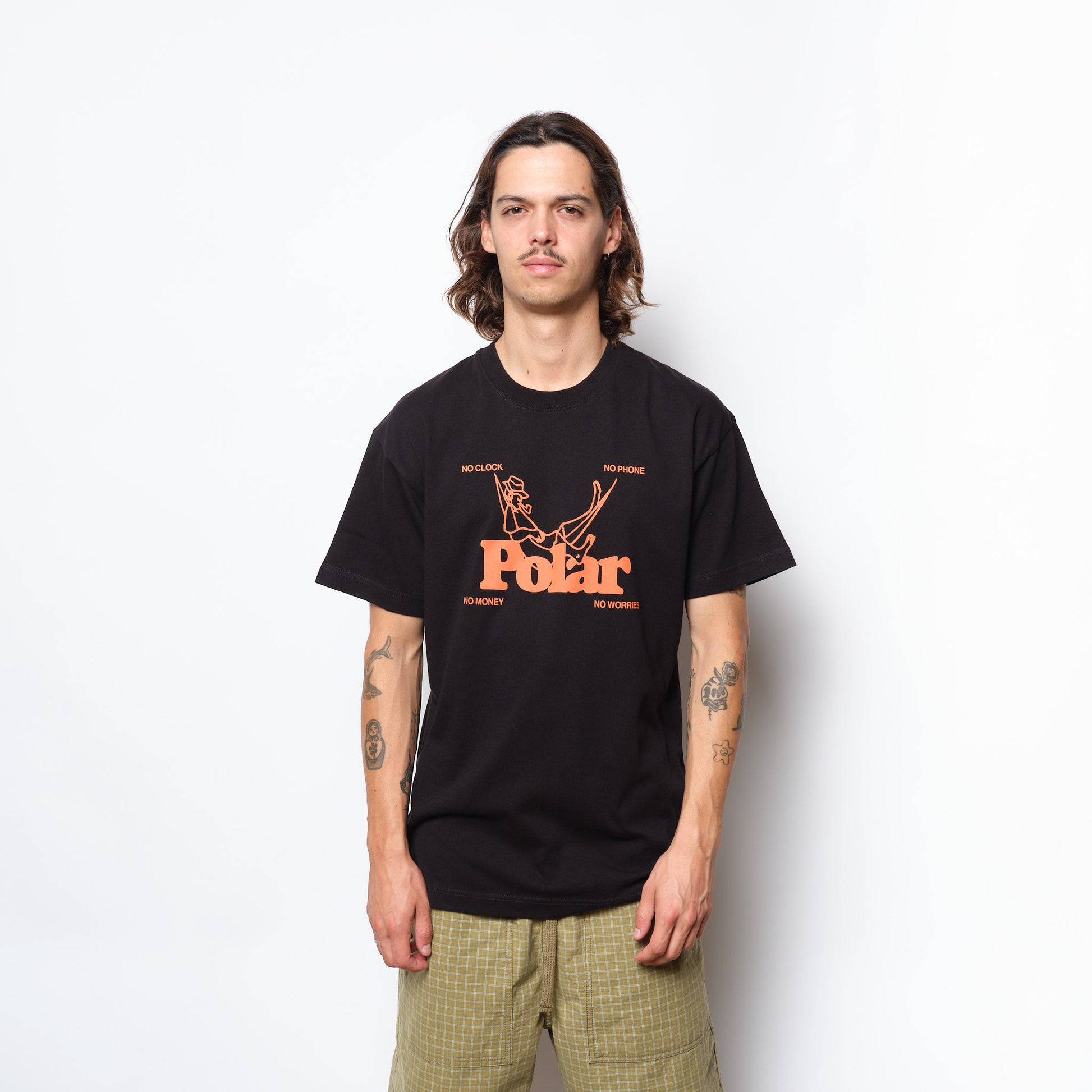 Polar Skate Co - Tee No Worries (Black)