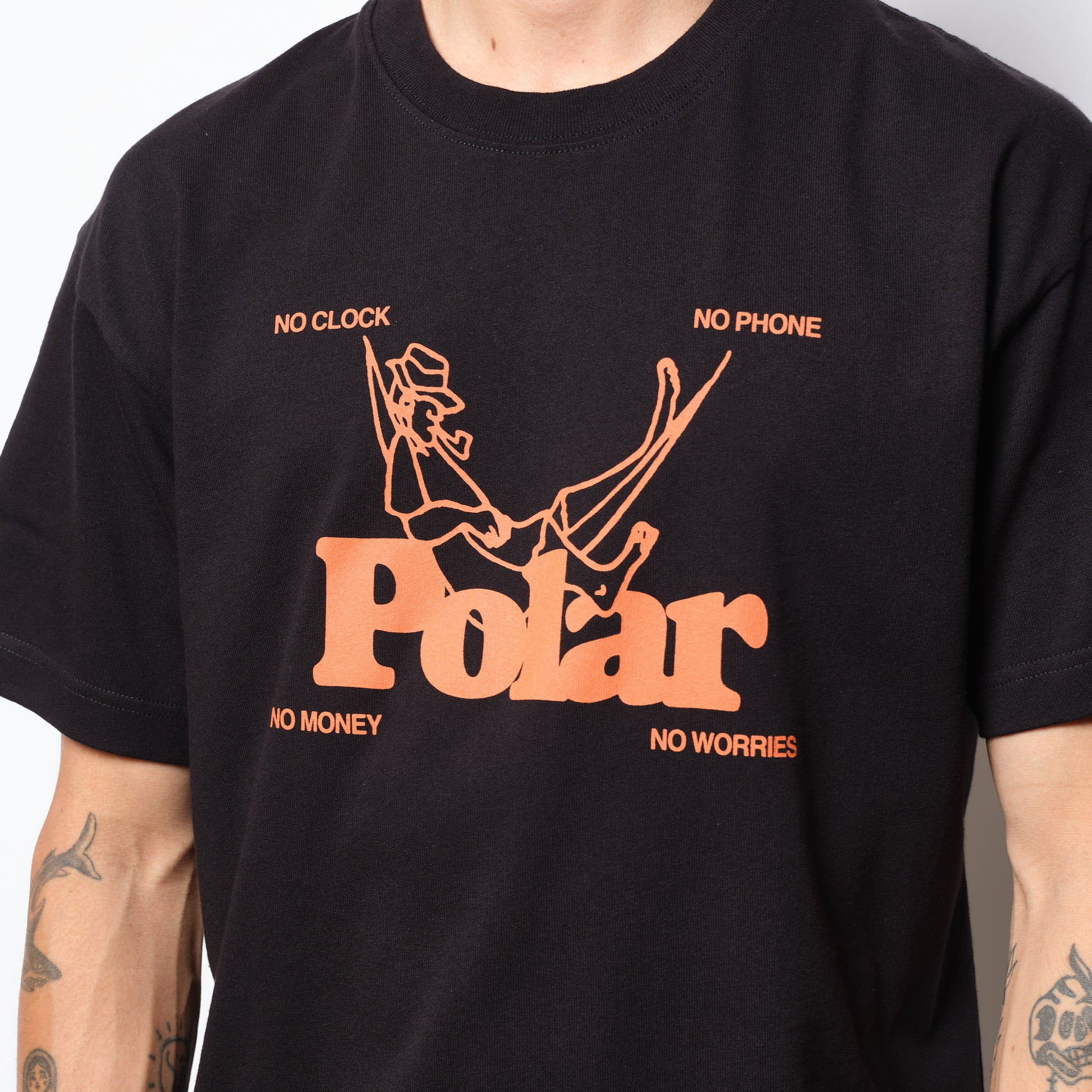 Polar Skate Co - Tee No Worries (Black)