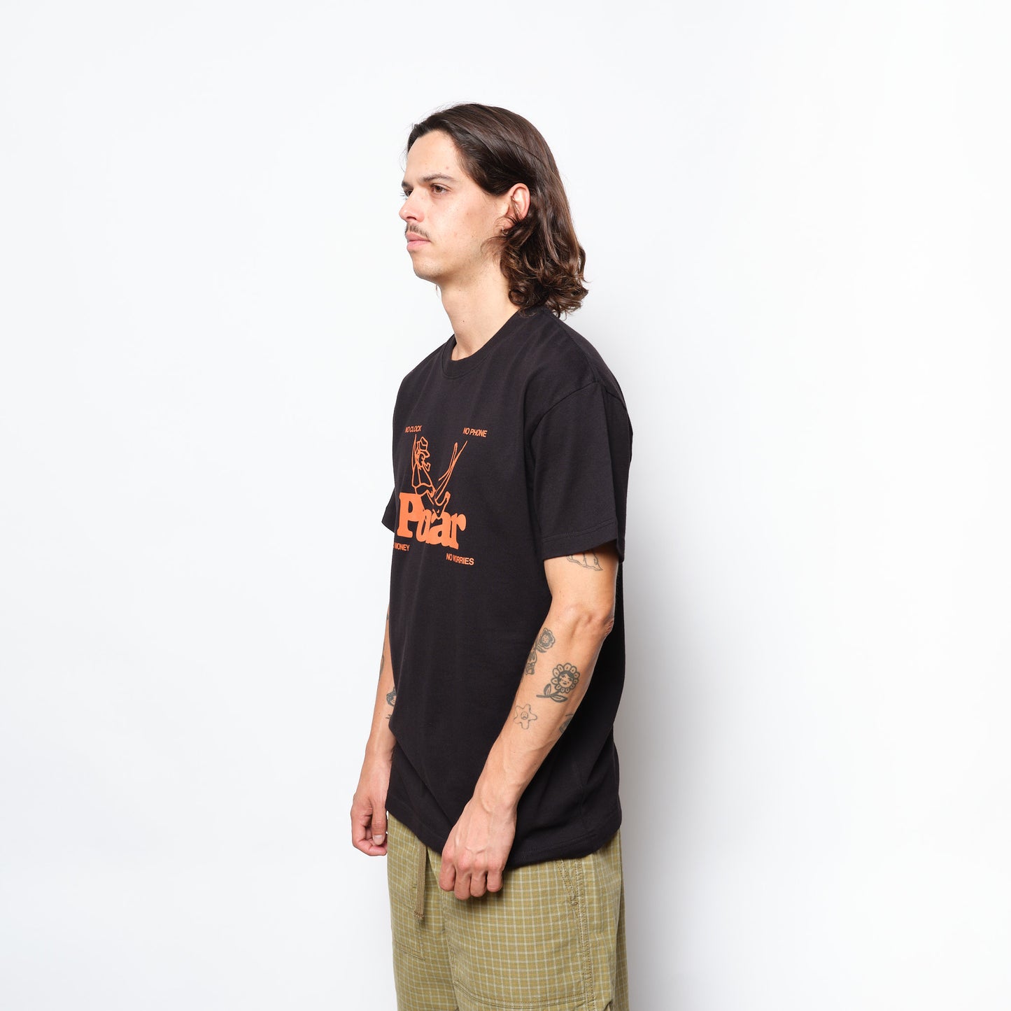 Polar Skate Co - Tee No Worries (Black)