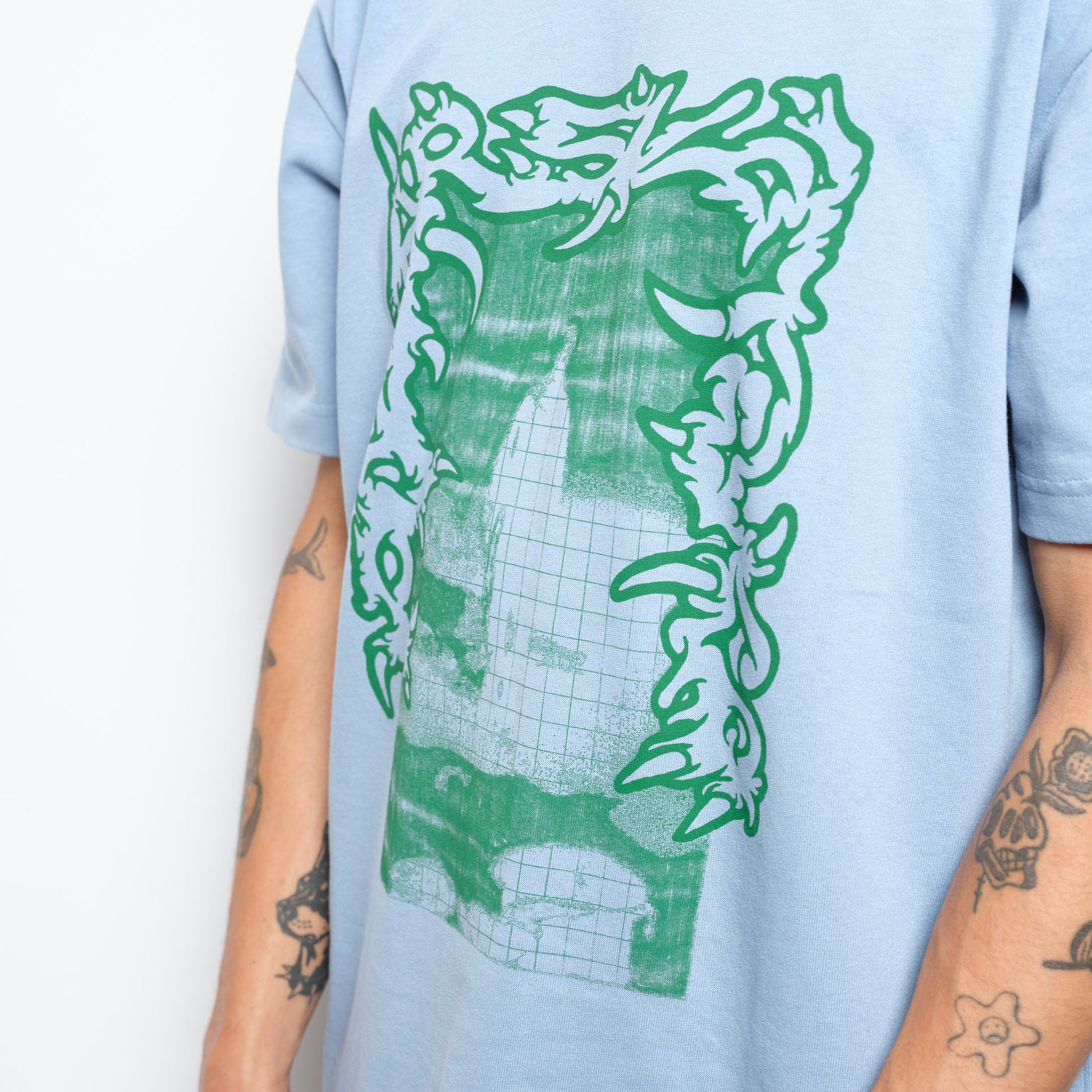 Polar Skate Co - Tee | Passing Resemblance (Dove Blue)