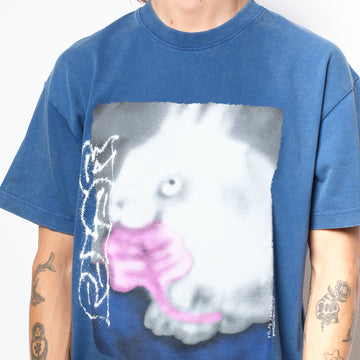 Polar Skate Co - Tee Rabbit (Washed Blue)