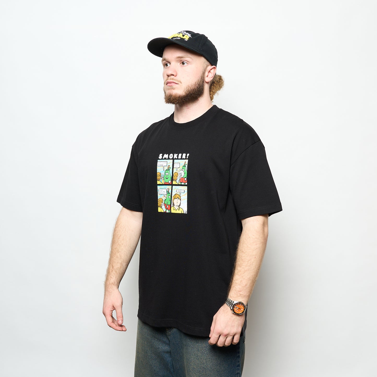 Polar Skate Co - Tee Smoker ! (Black)