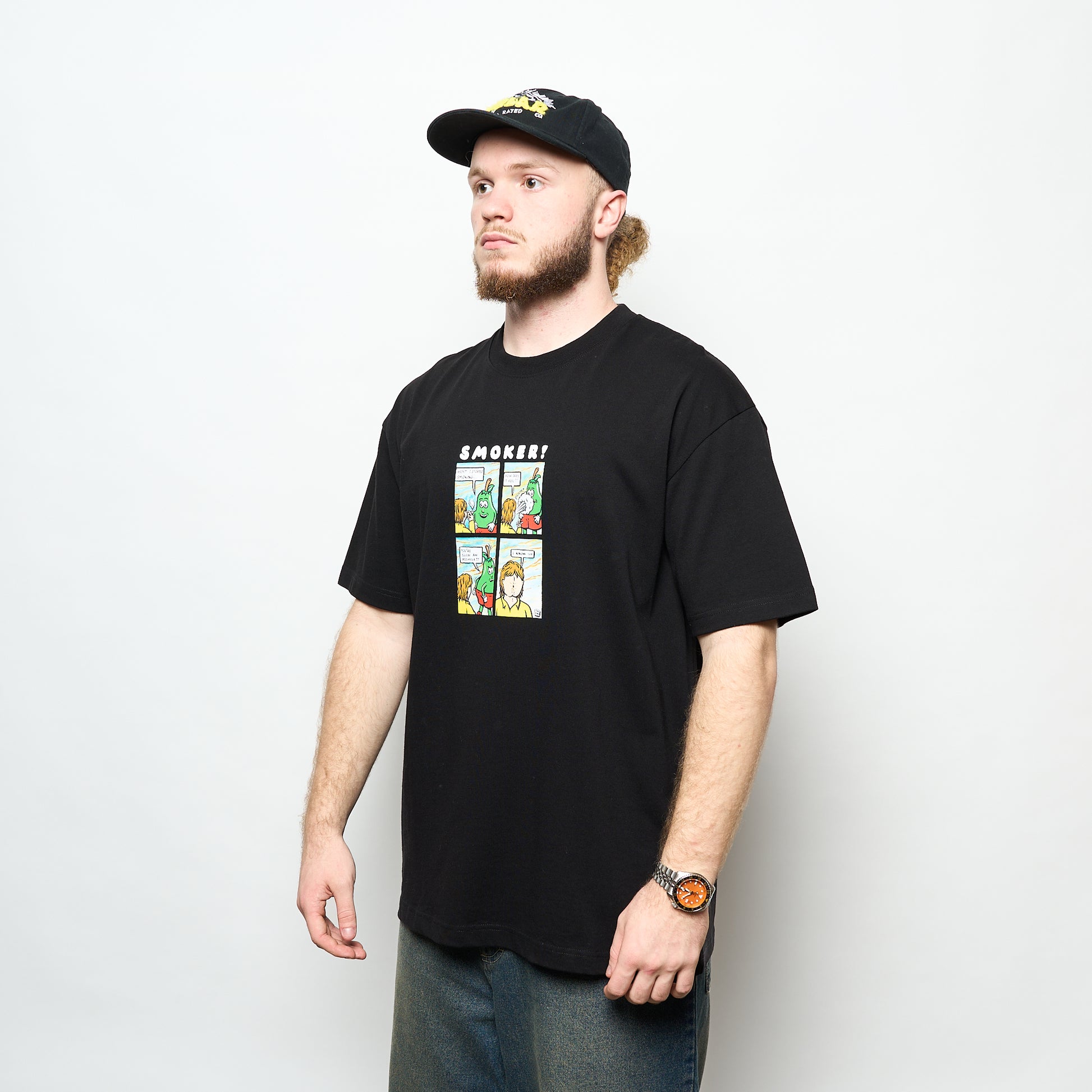 Polar Skate Co - Tee Smoker ! (Black)