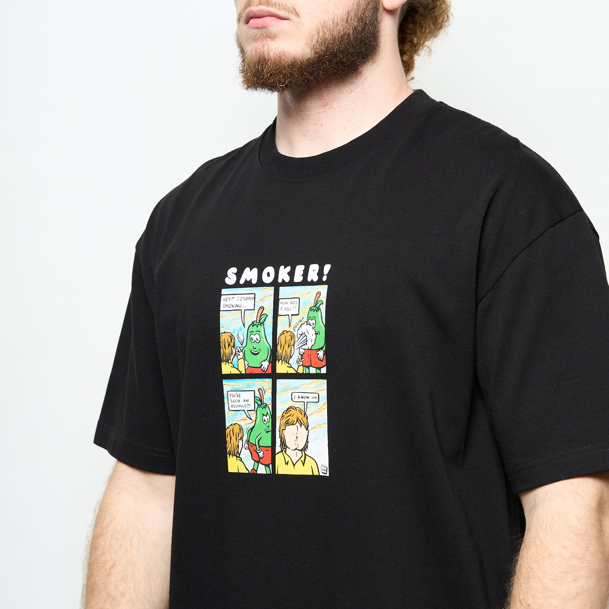 Polar Skate Co - Tee Smoker ! (Black)
