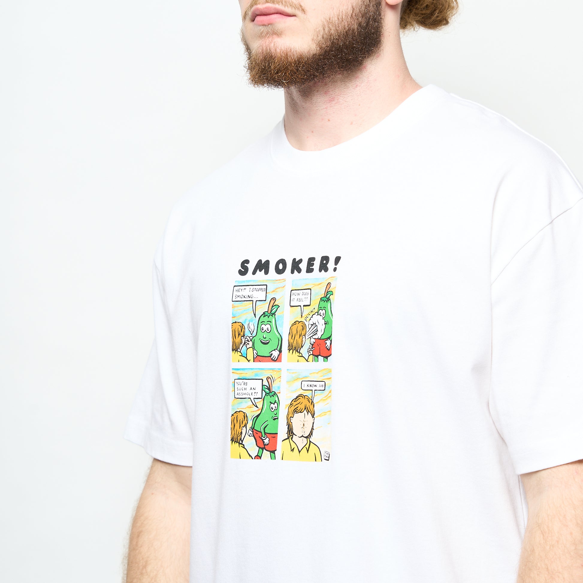 Polar Skate Co - Tee Smoker ! (White)