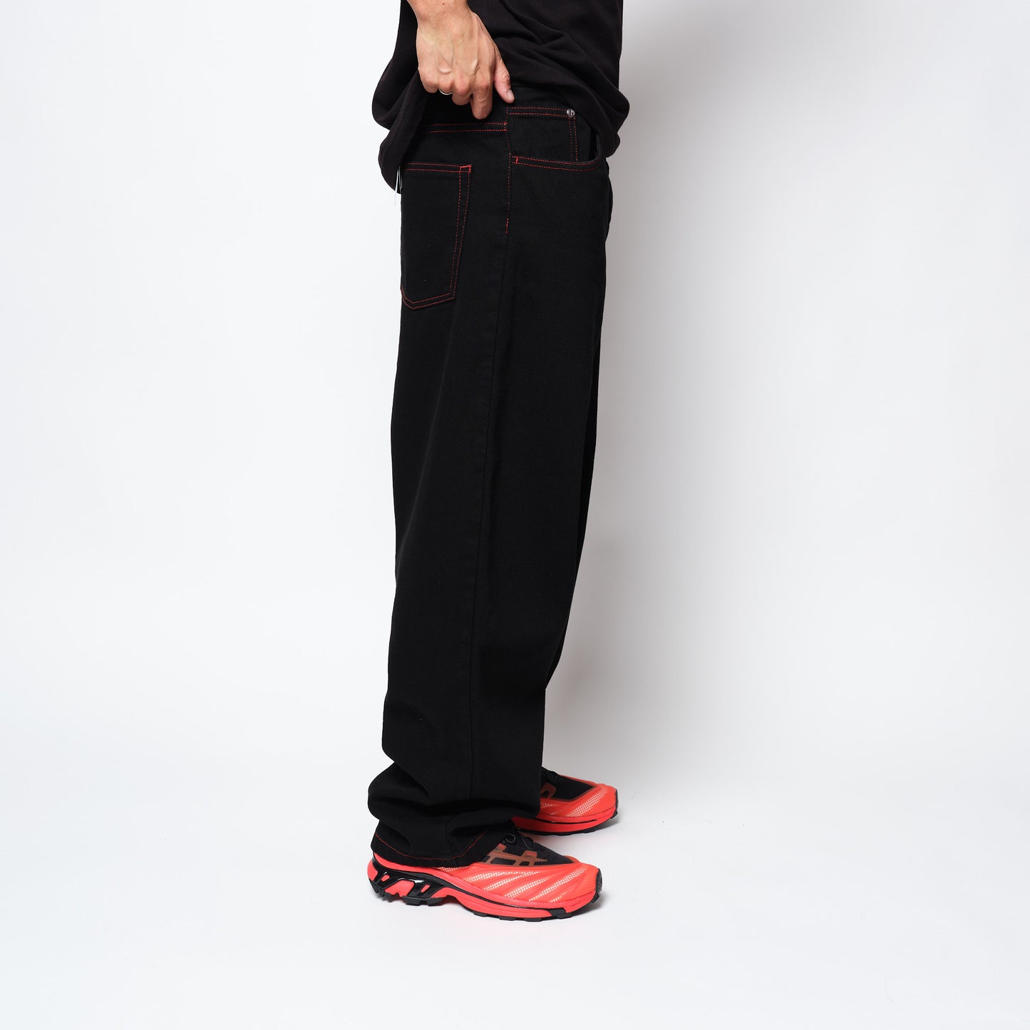 Polar Skate Co Big Boy Pants Apocalypse Nun Black/Red