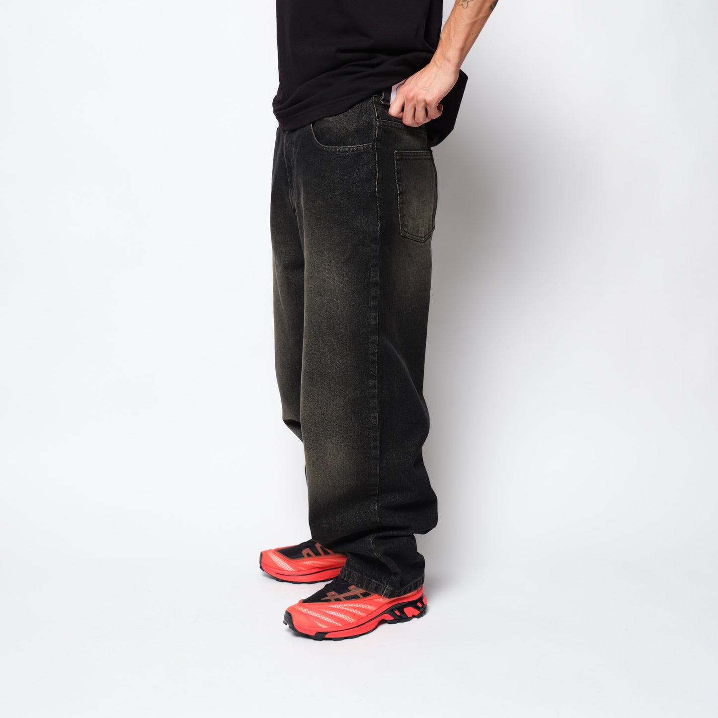 Polar Skate Co Big Boy Pants Dirty Black