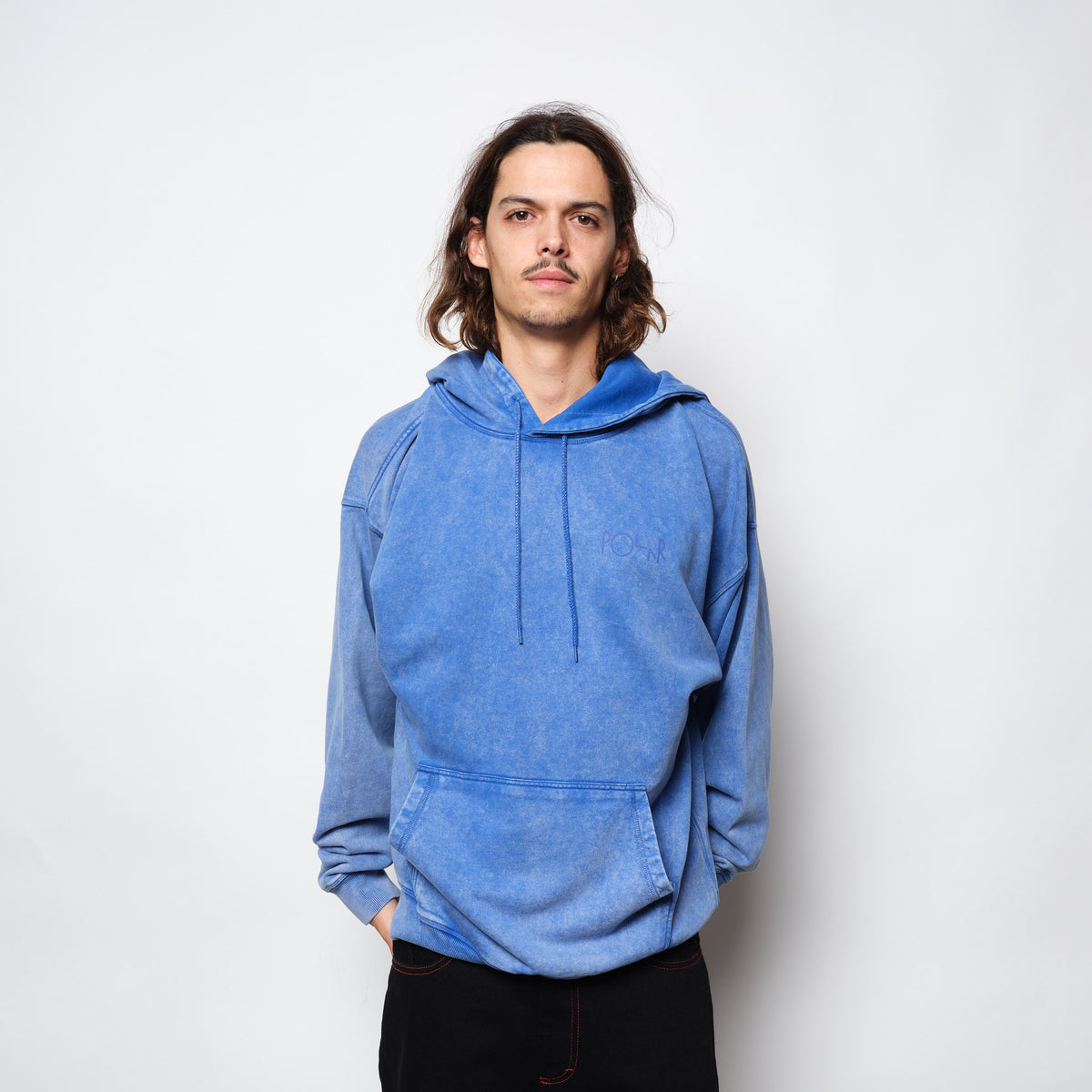 Polar Skate Co Fade Frank Hoodie (Egyptian Blue)